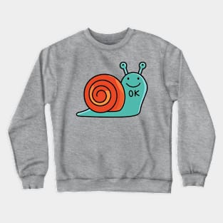 Cute Snail Crewneck Sweatshirt